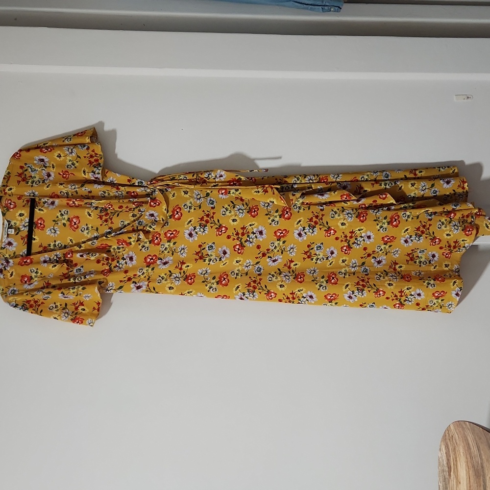 Speechless Floral Wrap Maxi Dress - Small